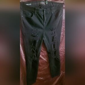 Torrid Premium Denim Bombshell Skinny Jeans - Faded Black - Women's PlusSize 16S
